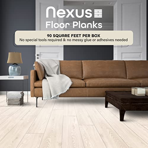 10-Pack (15 Square Feet) Self-Adhesive Wood Plank Floor Tile U942