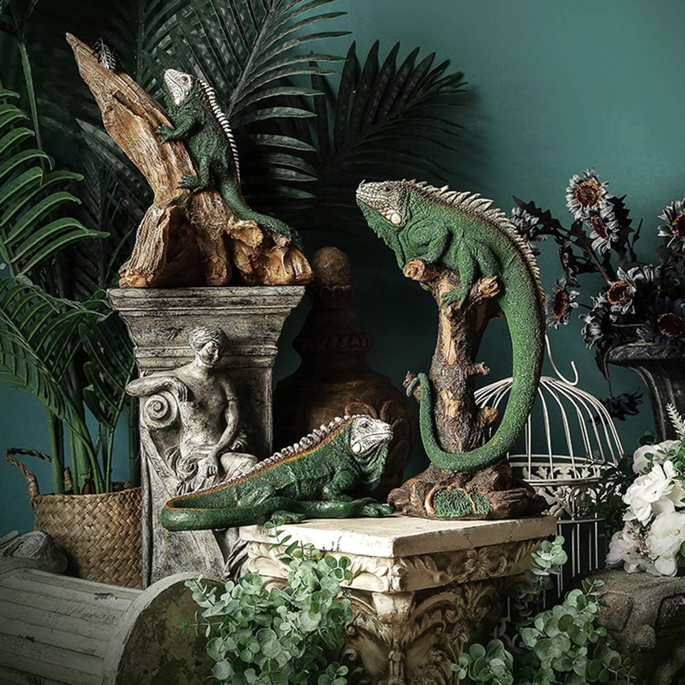 14 Inch Lizard Statue Resin Sculpture Figurines X105339