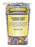 1 lb. Resealable Bag Rainbow Candy Coated Chocolate Chips G489639