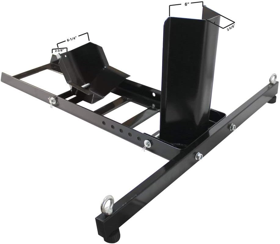Heavy-Duty Adjustable Motorcycle Wheel Chock Stand K6779