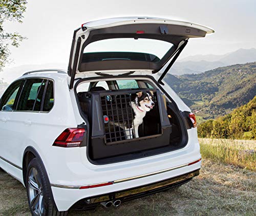 Black Assembled Car Dog Crate 39L x 23W x 26H I196