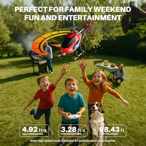 RC Helicopter with Altitude Hold, 3.5 Channel, Gyro Stabilizer E832268