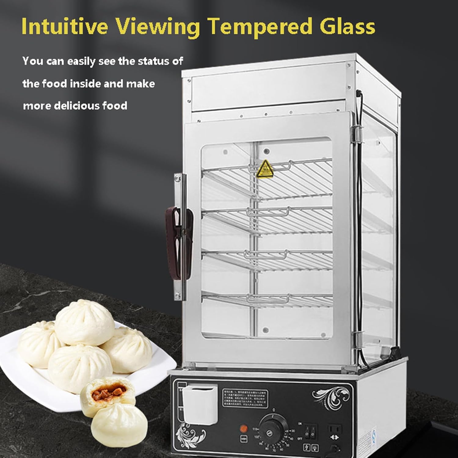 Commercial Kitchen Steamer with Water Level Tank C96713