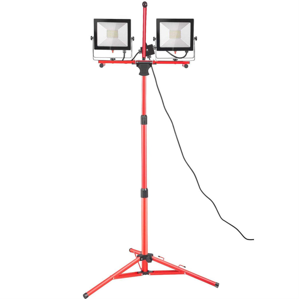 10000 Lumen Dual-head LED Work Light with Tripod Stand J310