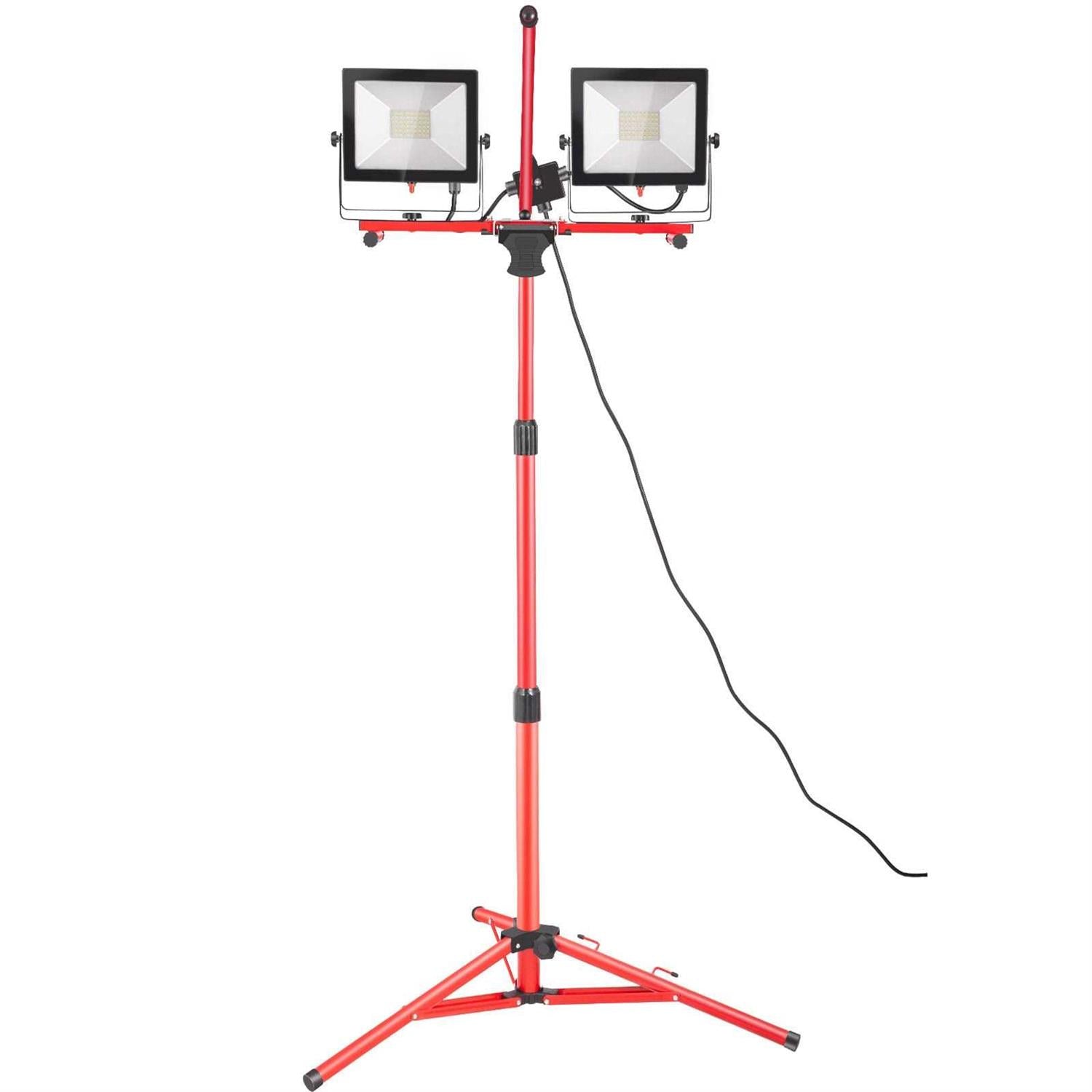 10000 Lumen Dual-head LED Work Light with Tripod Stand J310