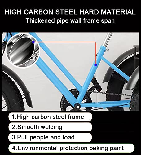 7 Speed 20 inch Fat Tire 3 Wheel Adult Tricycle S54455