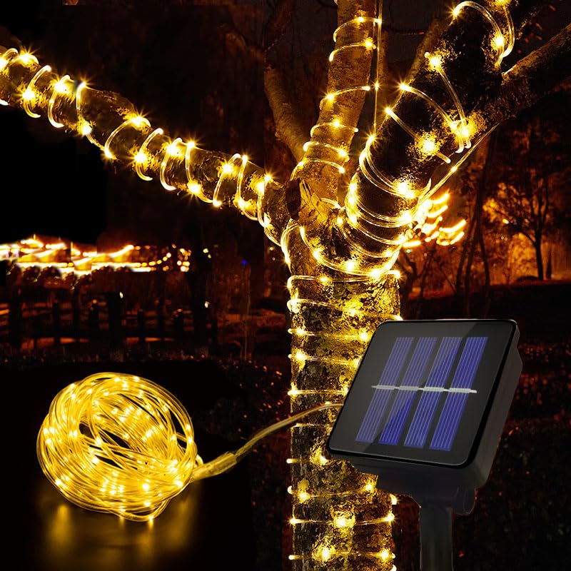 39FT 100LED Outdoor String Lights Clear PVC Tube Fairy Lights H65229