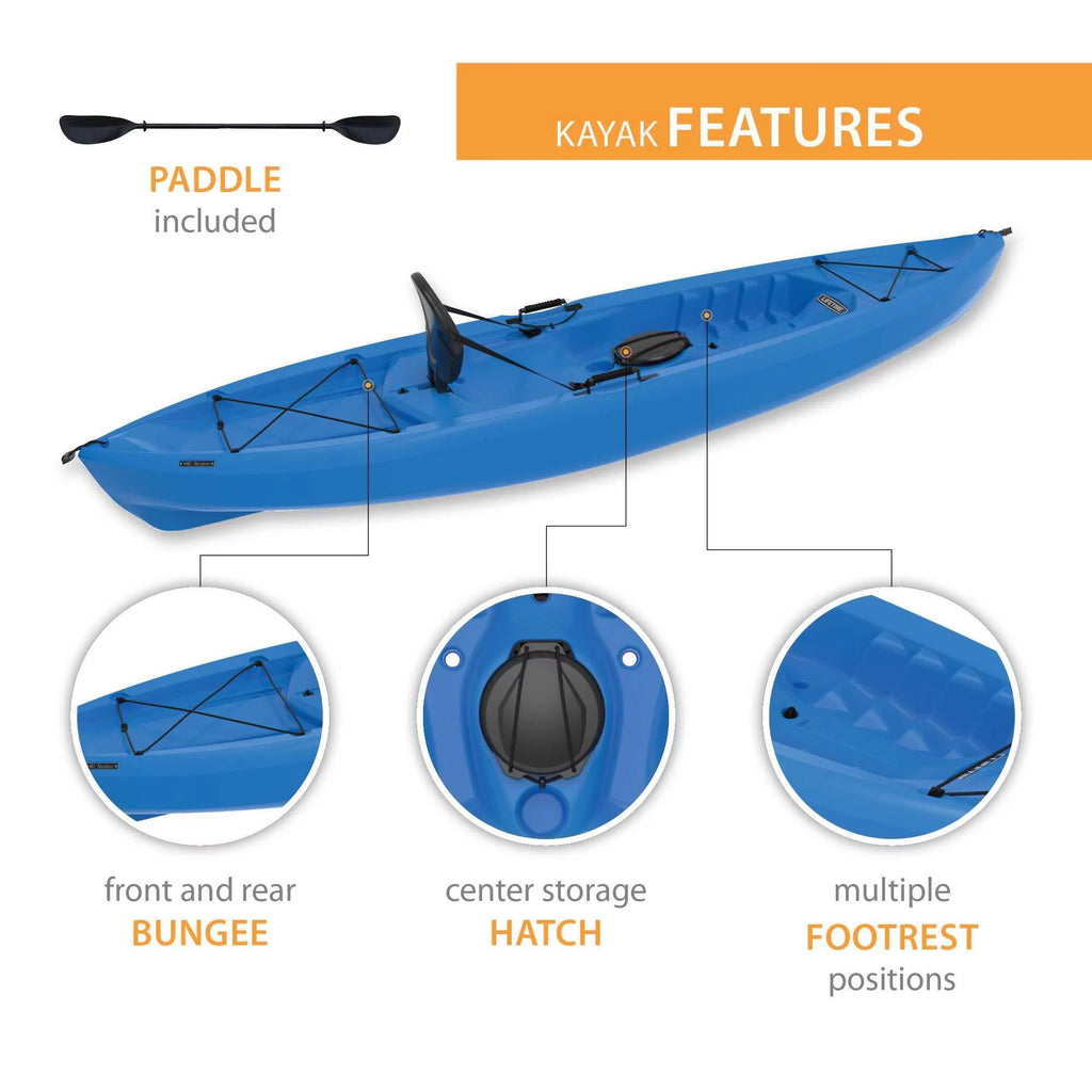 Sit-On-Top Kayak - Dragonfly Blue O77194
