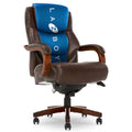 Chestnut Brown Bonded Leather Executive Office Chair G905