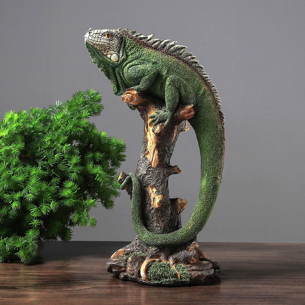 14 Inch Lizard Statue Resin Sculpture Figurines X105339
