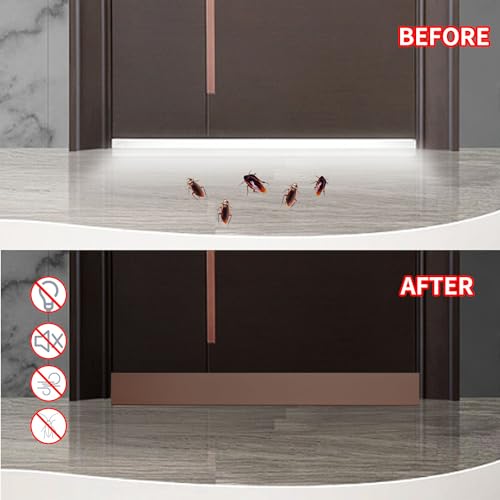 Black Cuttable Adhesive Door Draft Stopper 36" Length W568502