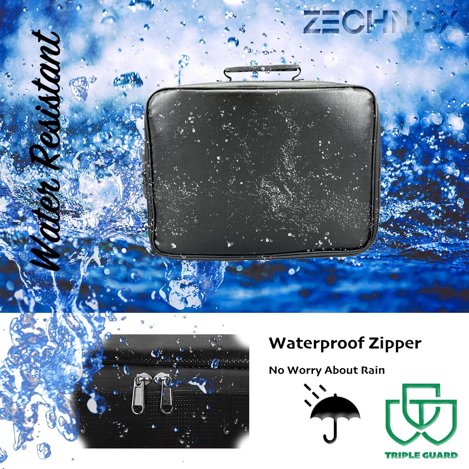 Fireproof Document Bag with Lock F894