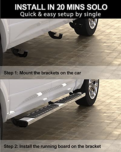 Running Boards Side Step Nerf Bars W5995