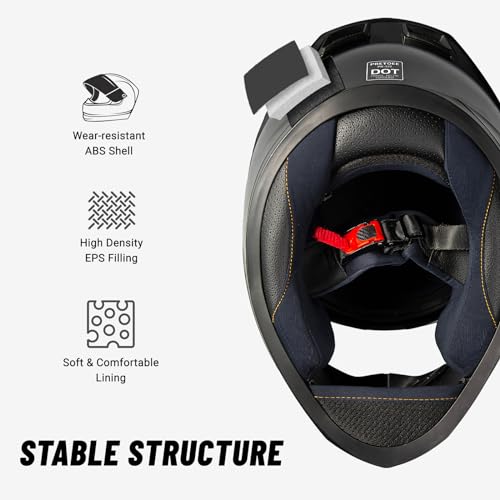 DOT Approved Lightweight Motorcycle Helmet with Visor B3392