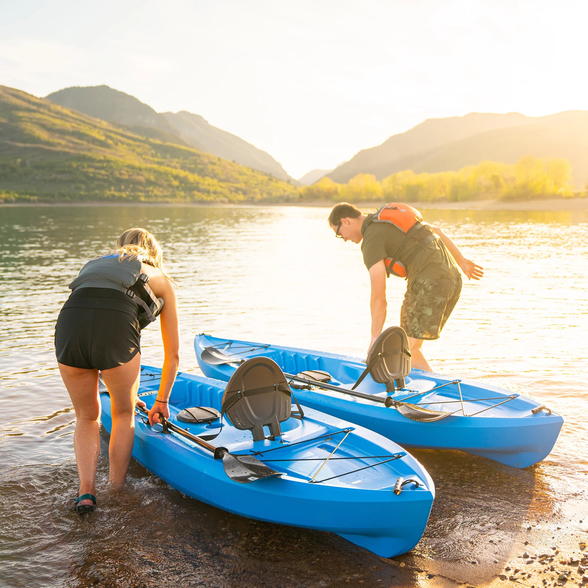 Sit-On-Top Kayak - Dragonfly Blue O77194