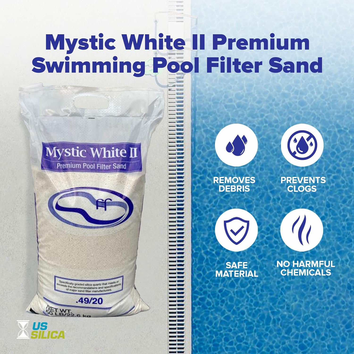 50lb Bag Swimming Pool Filter Sand B493