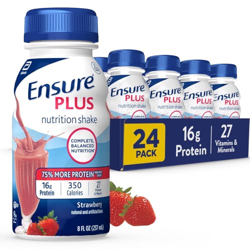 Strawberry Nutrition Shake 8 fl oz 24 Pack Y4745