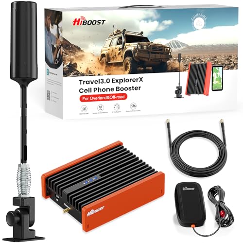 High Power Truck Cell Phone Signal Booster Kit with Omni-Directional Antenna B1433