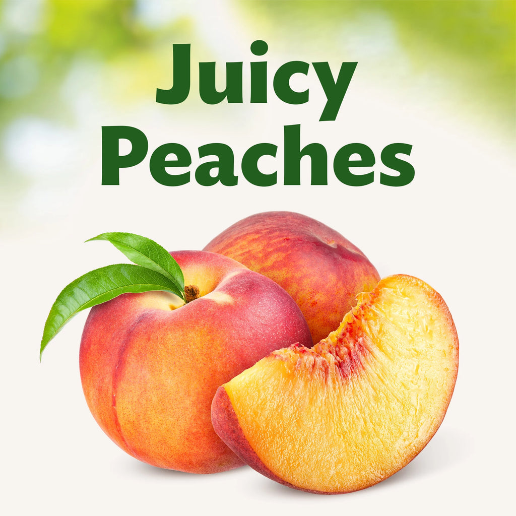 (6 Cans) Del Monte Sliced Peaches, No Sugar Added, 14.5 oz Can Q9586