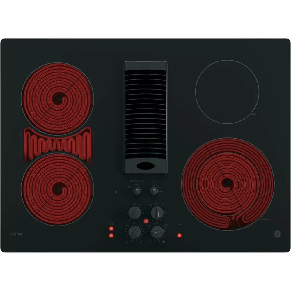 30 Inch Electric Smoothtop Cooktop Black J754620