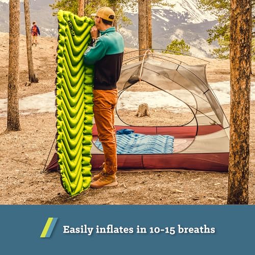 Green Inflatable Sleeping Pad V911379