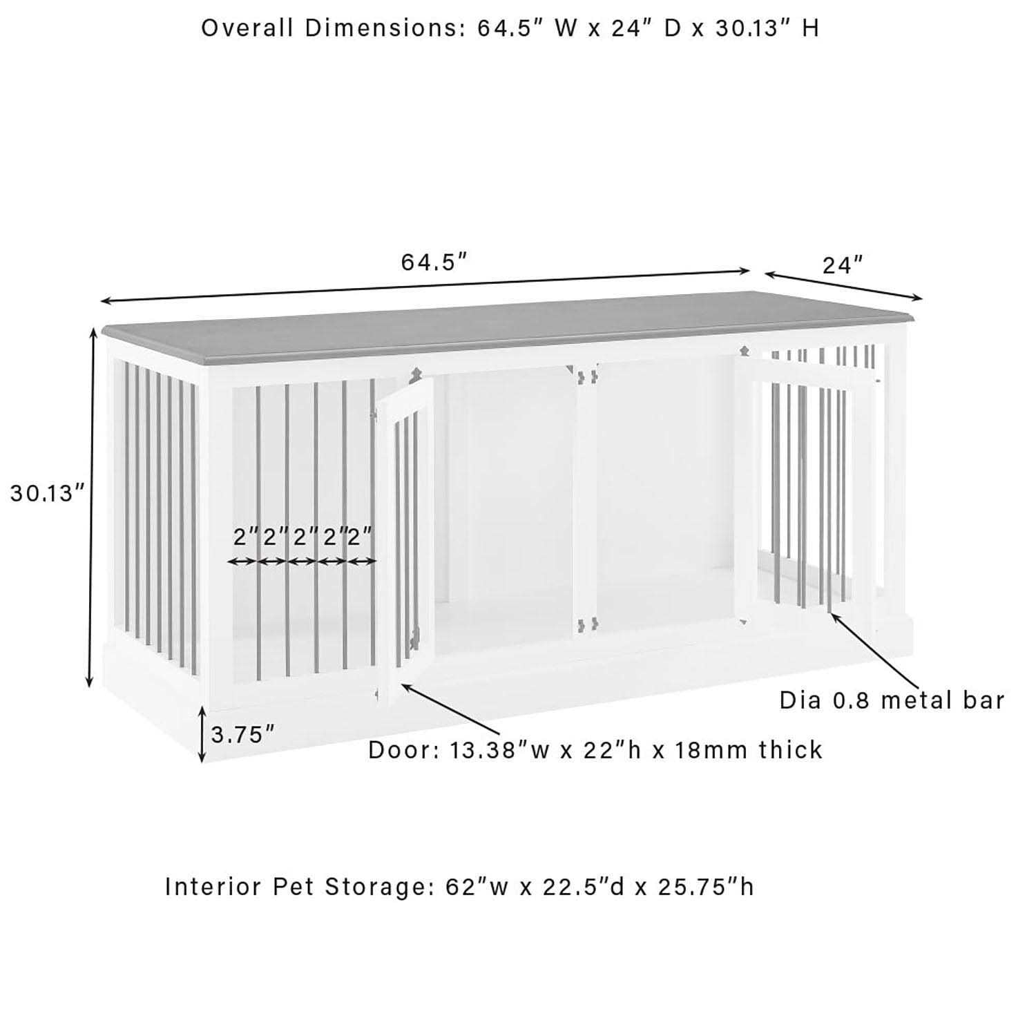 Medium Credenza Pet Crate F319