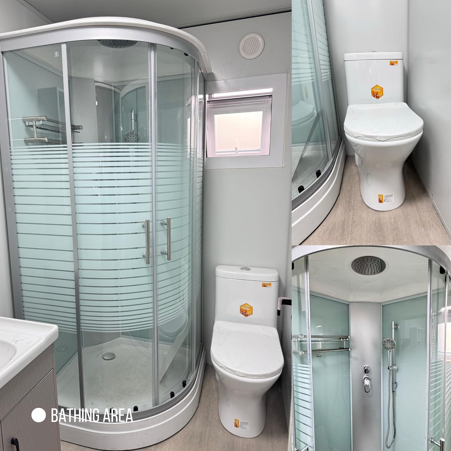 Prefabricated White Expandable Modern Prefab House with 1 Bathroom 1 Living Room and 2 Bedroom J72020