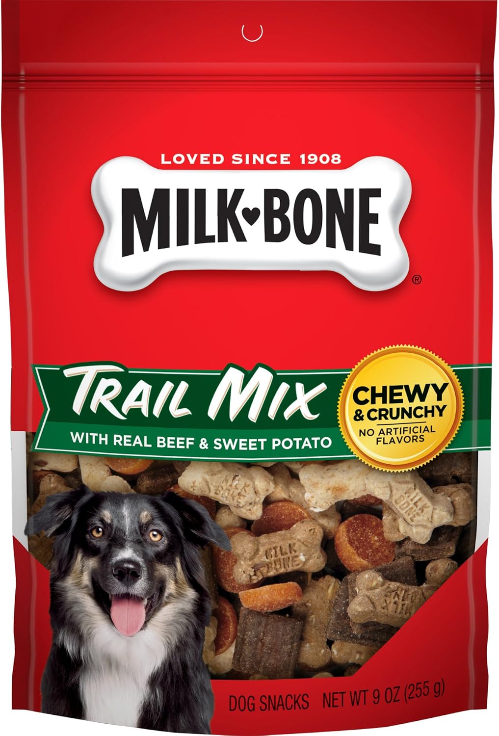 Real Beef & Sweet Potato Flavor Dog Treats, 9 Ounces X765