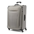 Slate Green Softside Expandable Carry on Luggage with 4 Spinner Wheels Y661