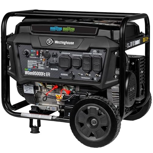 12500 Peak Watt Dual Fuel Portable Generator D8566