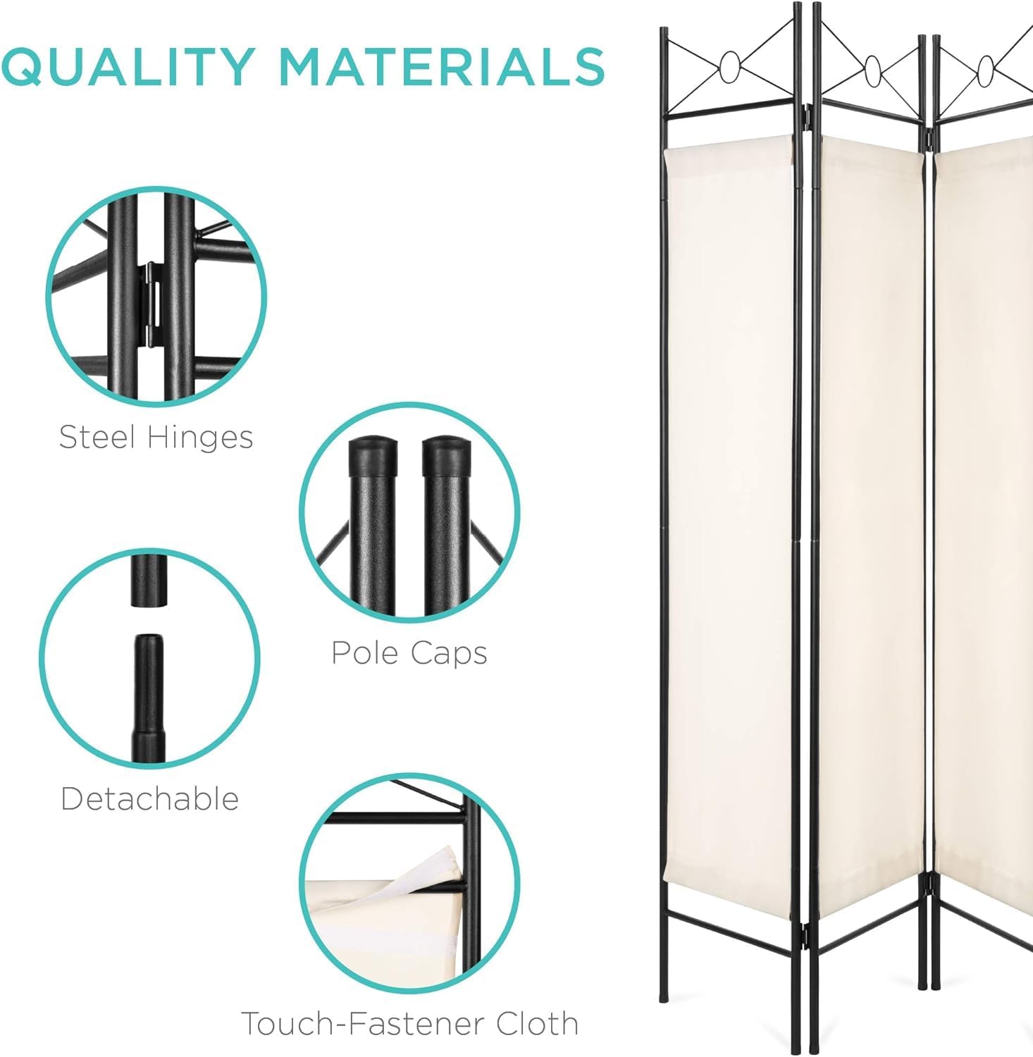 4-Panel Room Divider S62254