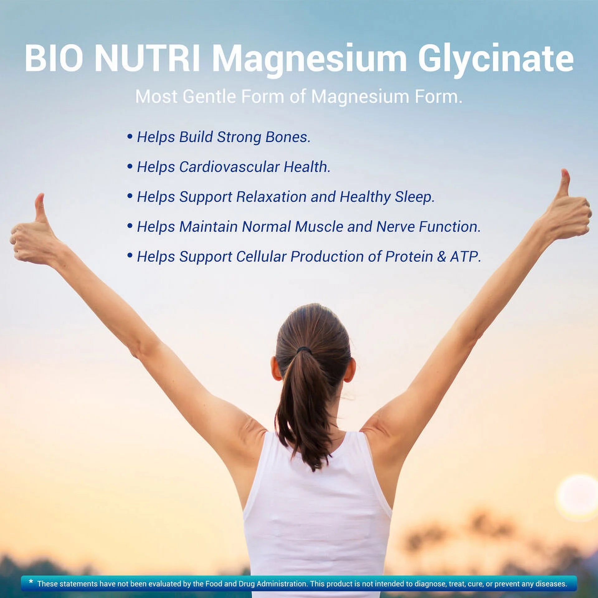 Magnesium Glycinate 1330mg 250 Capsules H614773