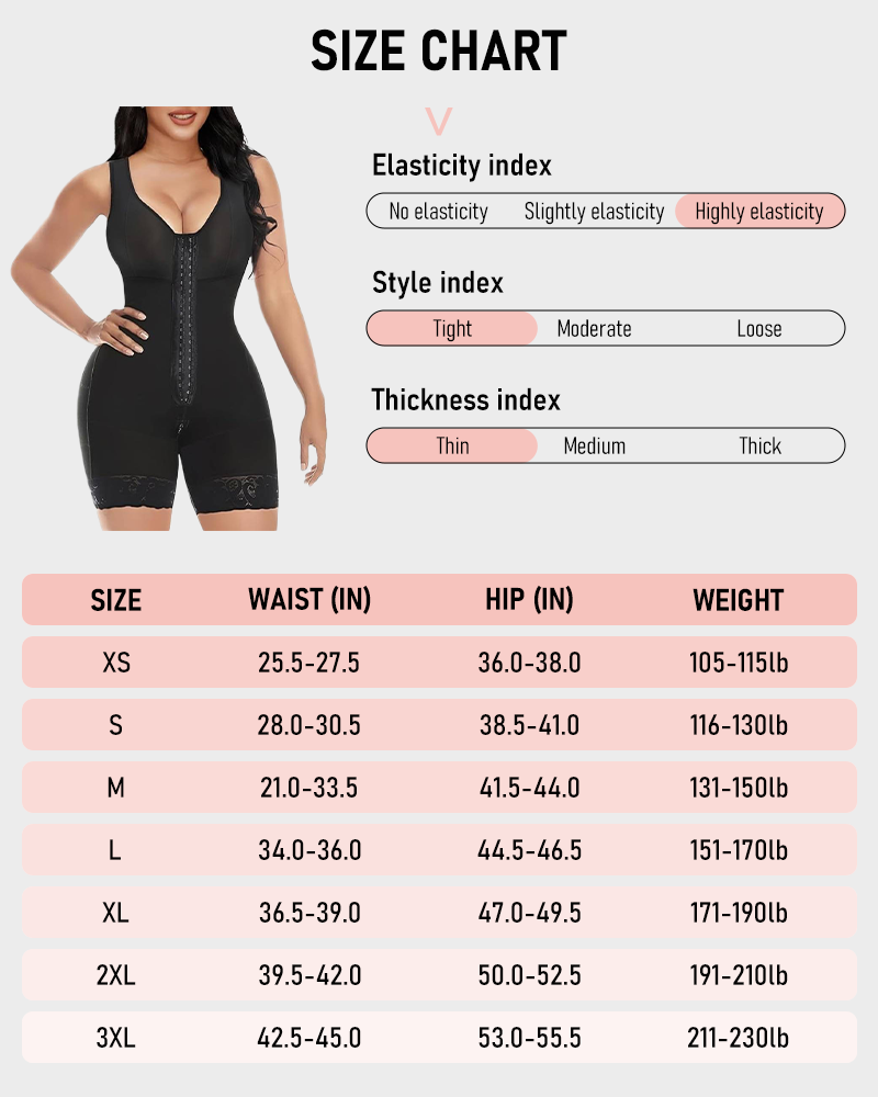 Ultra Firm Fajas - Tummy Control & Butt Lifter with Zipper Crotch