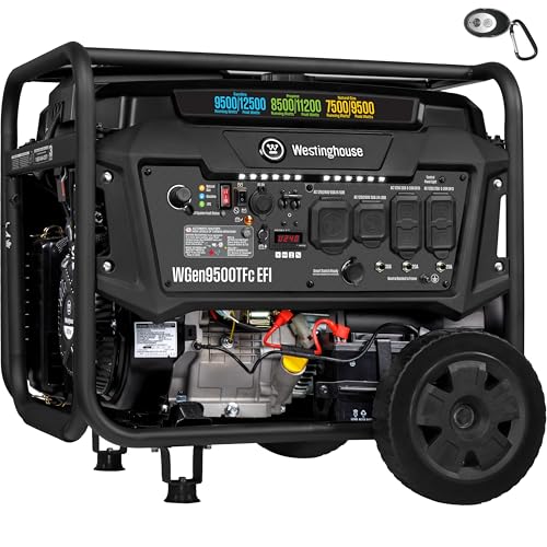 12500 Peak Watt Dual Fuel Portable Generator D8566
