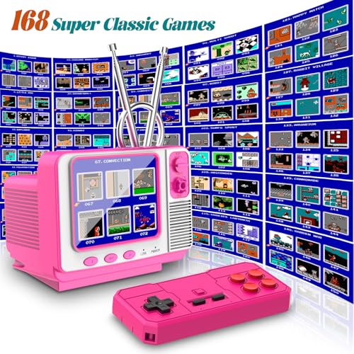 Handheld Retro Video Game with 3.0 Inch Screen (Wood) V99331