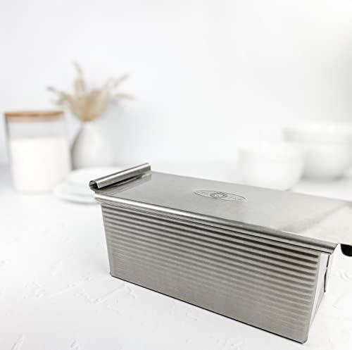 Nonstick Pullman Loaf Pan with Cover, 13 x 4 inch, Aluminized Steel K77940