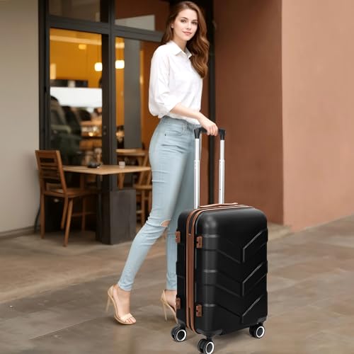 Red 20-inch Hardside Carry On Luggage with Spinner Wheels P862092