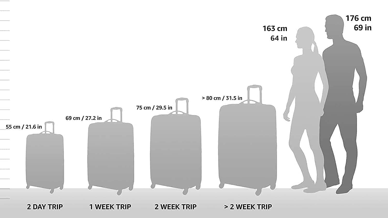 Navy Expandable Rolling Upright Luggage 2-Piece Set B318