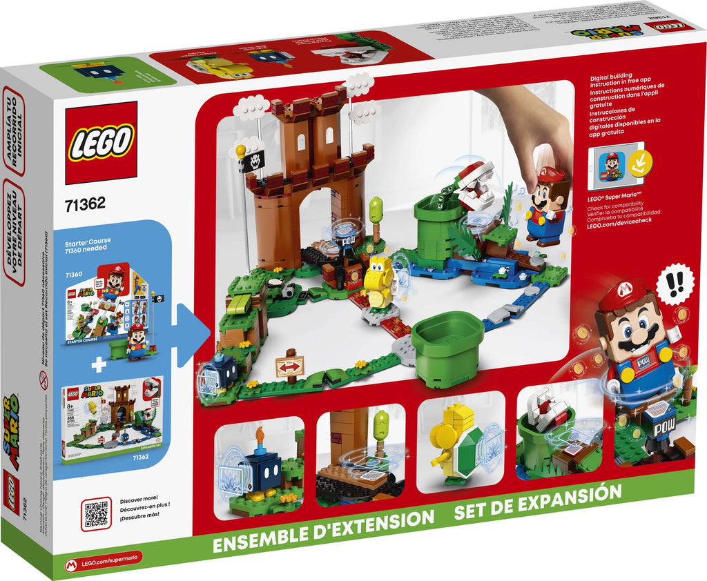 LEGO Super Mario Guarded Fortress Expansion Set 71362 (468 Pieces) Y9596