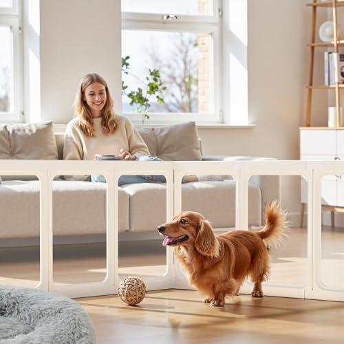 White 24" H Plastic Dog Playpen K2136