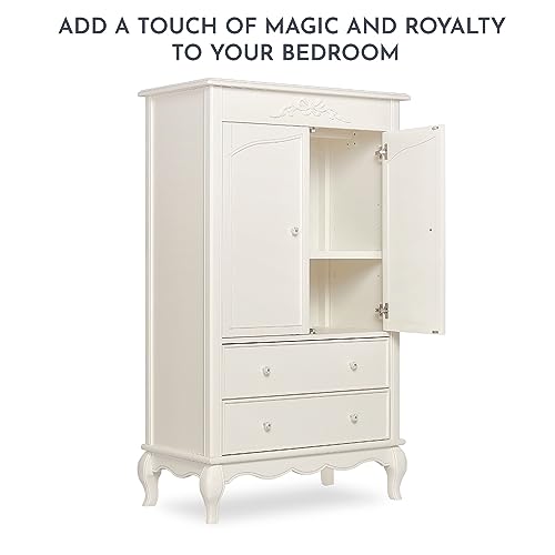 Ivory Lace Armoire O8560