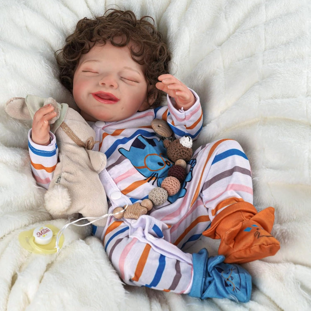 20-Inch Soft Body Reborn Baby Dolls with Toy Accessories O92951