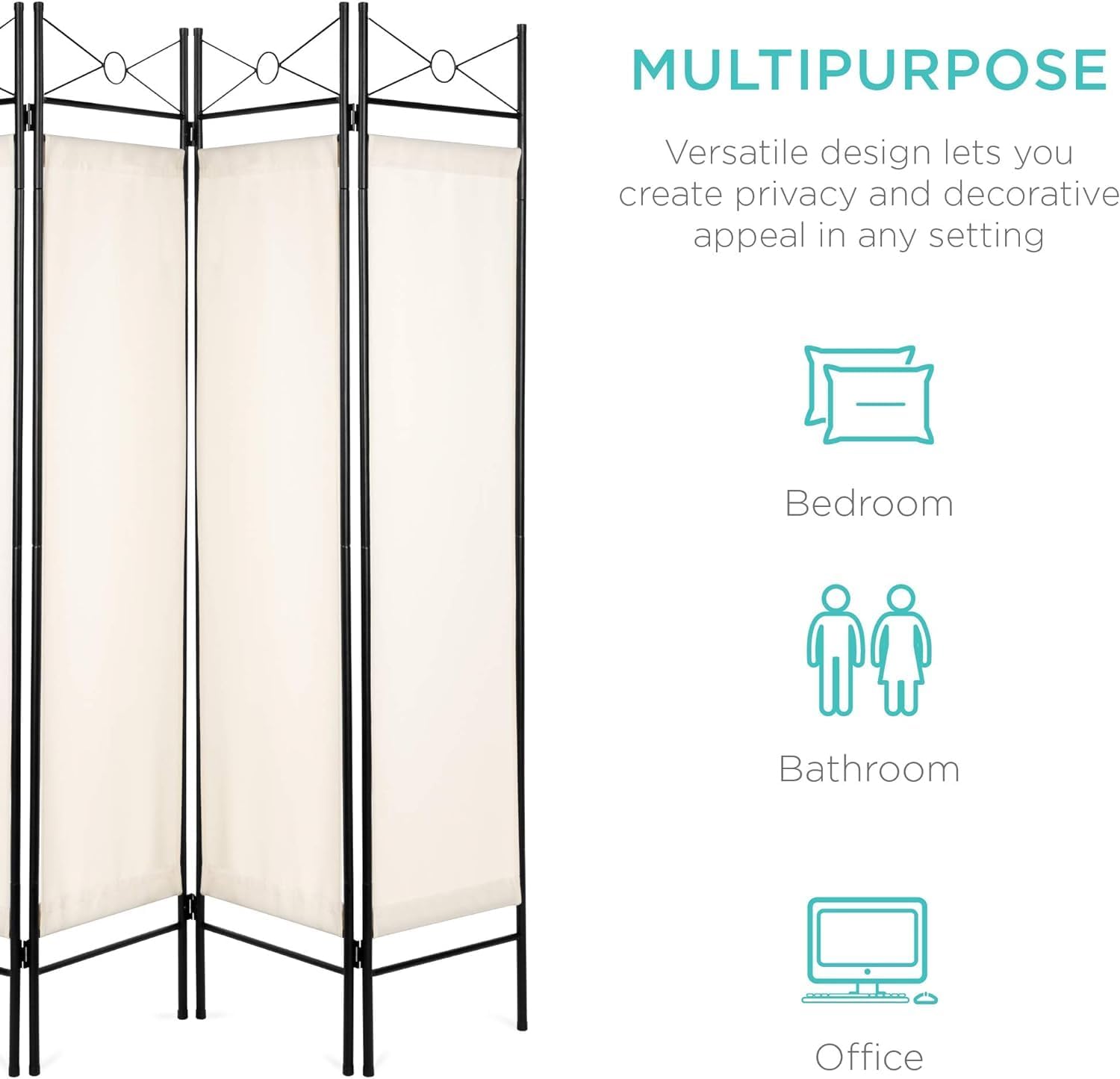 4-Panel Room Divider S62254