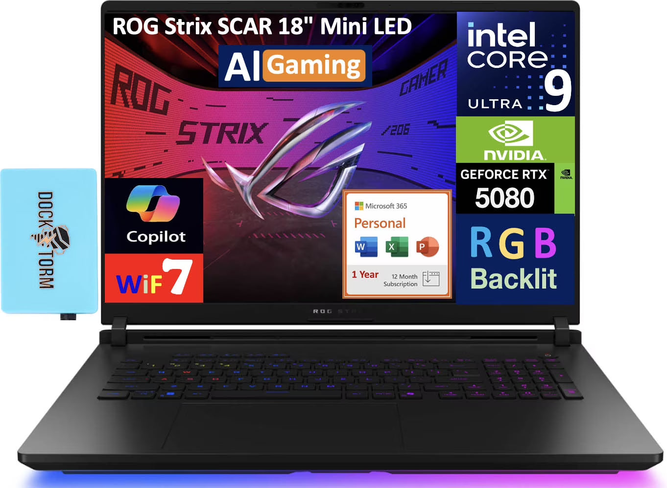 18in 240Hz Mini LED WQXGA Display Gaming Laptop E81111