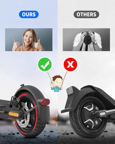 9.5x2.50 Solid Tire 9.5 inch Tubeless Rubber Tire 2pc Red J213553