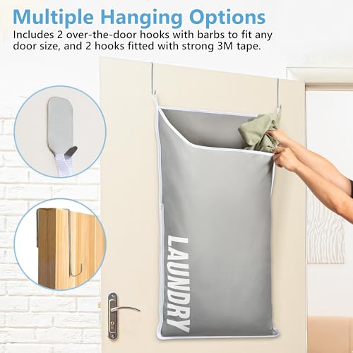 XL Hanging Laundry Hamper Bag H144