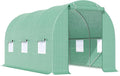 15' x 6' x 7' Walk-in Tunnel Greenhouse with Roll-up Windows Z617