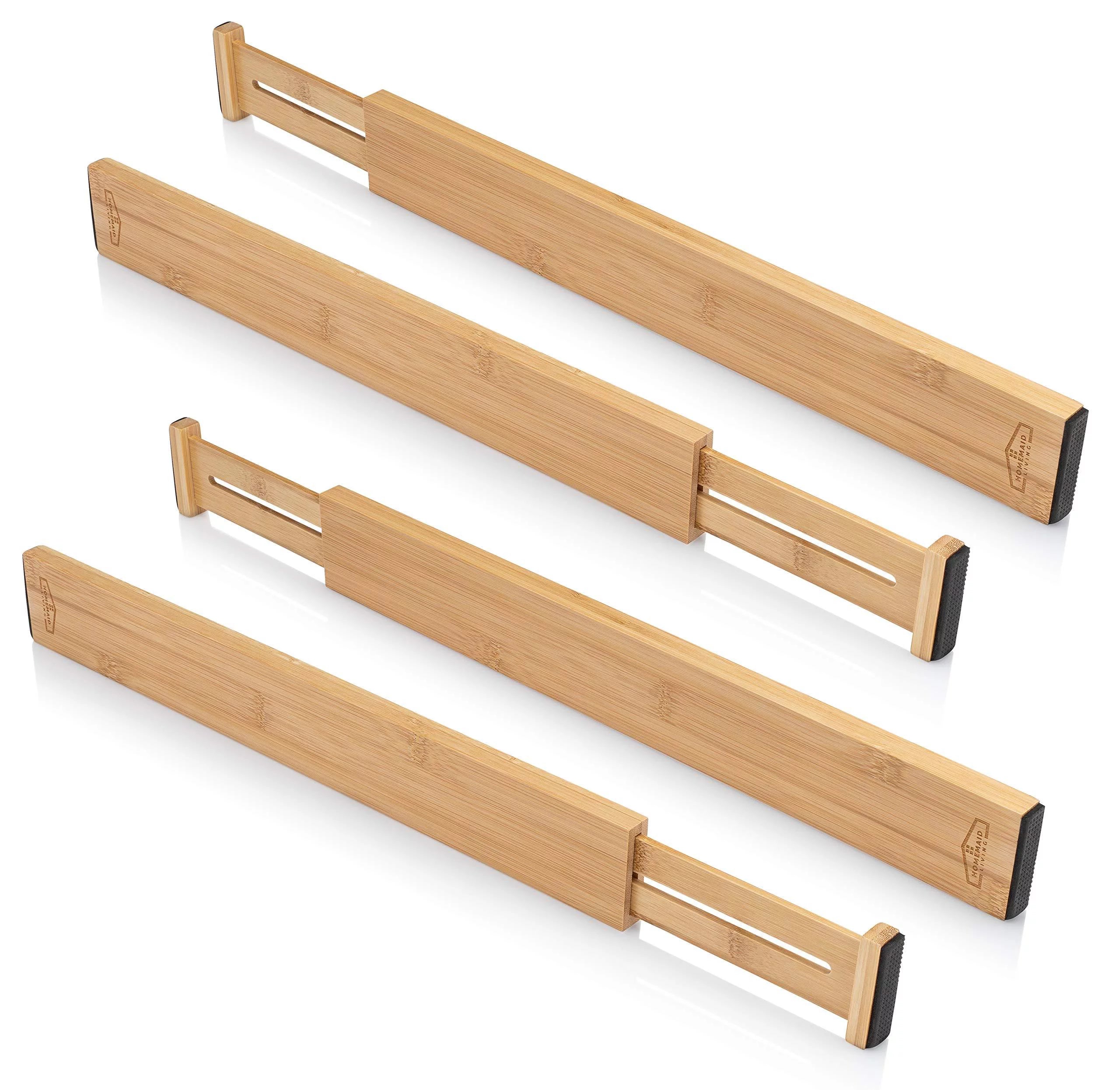 Natural Bamboo Drawer Dividers Y142