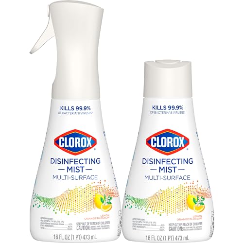Disinfecting Mist, Lemon and Orange Blossom, 2 Pack, 16 Fl Oz Each N808473