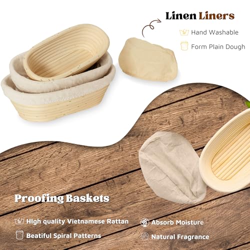 Bread Proofing Baskets Set of 3 M492